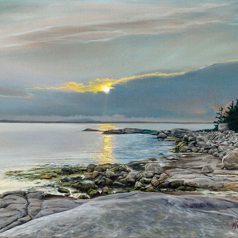 Yellow Sunset - Original